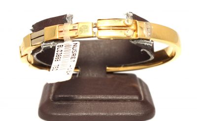 18 Ayar Altın Orijinal Kilitli İtalyan Bilezik - 8