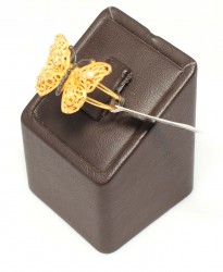 22K Gold Butterfly Model Ring - 9