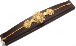 22K Gold Filigree Flower Model Bracelet - 4