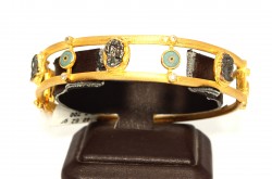 24 K Tube Gold Bracelets - 4