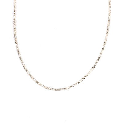 925 Ayar Gümüş 2 Mm İnce Figaro Zincir Kolye, 70 Cm - 1