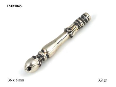 925 Ayar Gümüş Düz İmame - IMM045 - 1