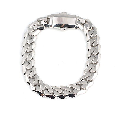 925 Ayar Gümüş Klasik Gurmet Bileklik - 1