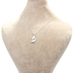 925 Sterling Silver Baby Fish Model Necklace - 5