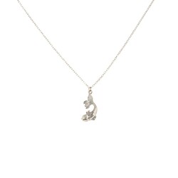 925 Sterling Silver Baby Fish Model Necklace - 6