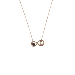 925 Sterling Silver Eternity Love Necklace - 5
