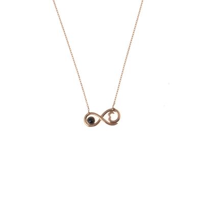 925 Sterling Silver Eternity Love Necklace - 5