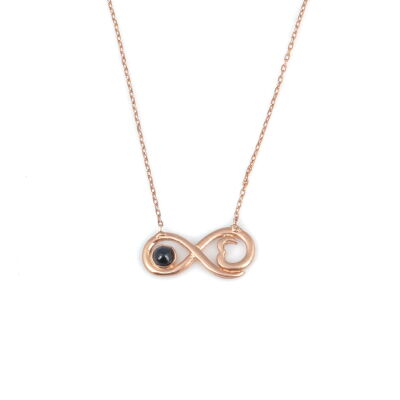 925 Sterling Silver Eternity Love Necklace - 2