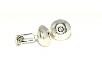 925 Sterling Silver Press Cufflink - 5