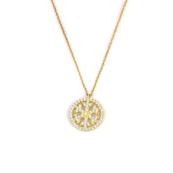 925 Sterling Silver Snowflake in a Hoop Necklace with White Zirconium - 8