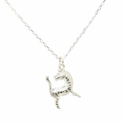 925 Sterling Silver Zebra Model Necklace - 3