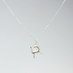925 Sterling Silver Zebra Model Necklace - 4
