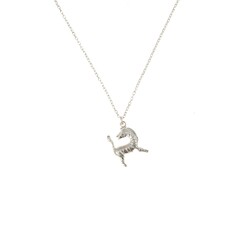 925 Sterling Silver Zebra Model Necklace - 6