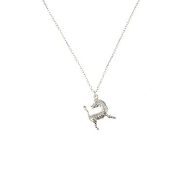 925 Sterling Silver Zebra Model Necklace - 6