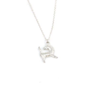 925 Sterling Silver Zebra Model Necklace - 2