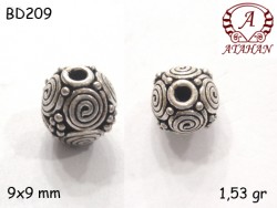 Gümüş Top, Boncuk - BD209 - 3