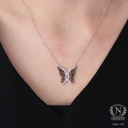 Butterfly 925 Sterling Silver Necklace - 3