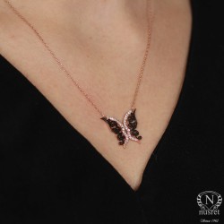 Butterfly 925 Sterling Silver Necklace - 6