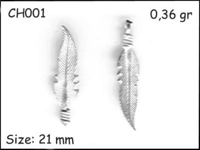 Gümüş Charm Kolye Ucu - CH001 - 1
