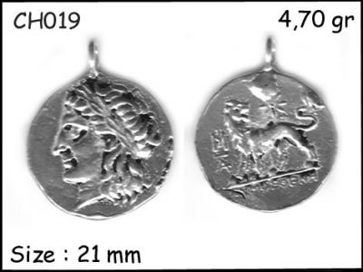 Gümüş Charm Kolye Ucu - CH019 - 1