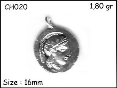 Gümüş Charm Kolye Ucu - CH020 - 1