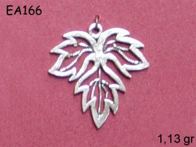 Gümüş Küpe Malzemesi - EA166 - 1