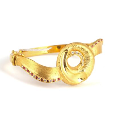 22 K Gold Karacagözü Bangle