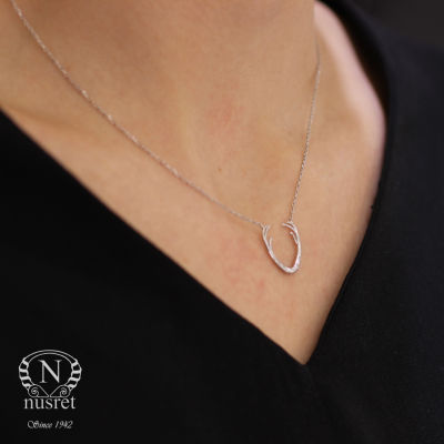 Sterling Silver Buckhorn Dainty Necklace, Gold Plated - 2
