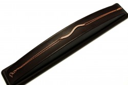 Sterling Silver S model Tennis Bracelet, Rose Gold Vermeil - 4