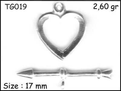 Gümüş Çubuklu Kilit - TG019 - 1